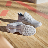 Adidas Women's Novaflight 2 Volleyball Shoe - Cloud White / Silver Metallic