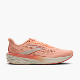 Brooks Women's Launch 12 Running Shoe - Peach/Coconut/Peach Echo