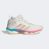 Adidas Women's Crazyflight 7 Volleyball Shoe - Core White / Rose Gold Metallic / Dark Blue