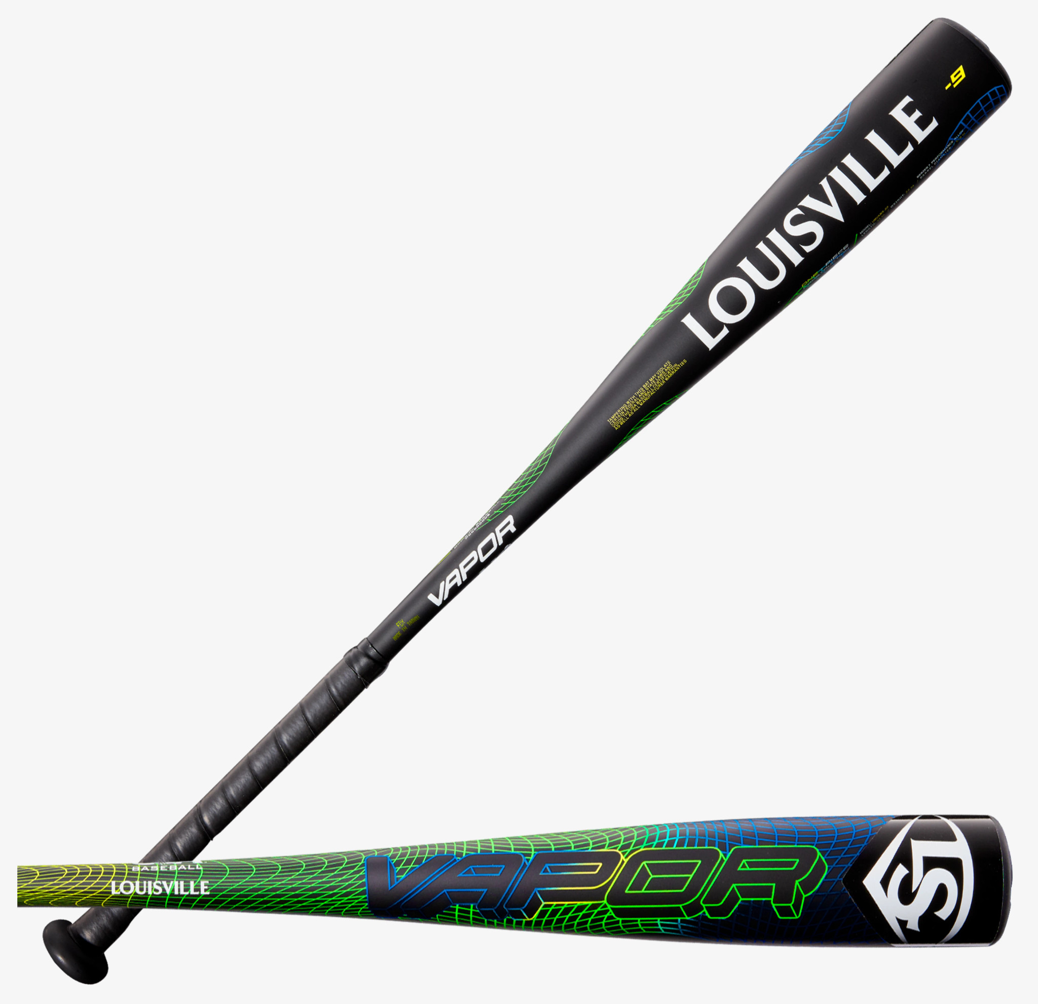 Batte De Baseball Louisville Slugger Vapor (-10) USA - 78,7 Cm / 595,3 G - Alliage Série 7, Pour Catégories 9U-12U - 12