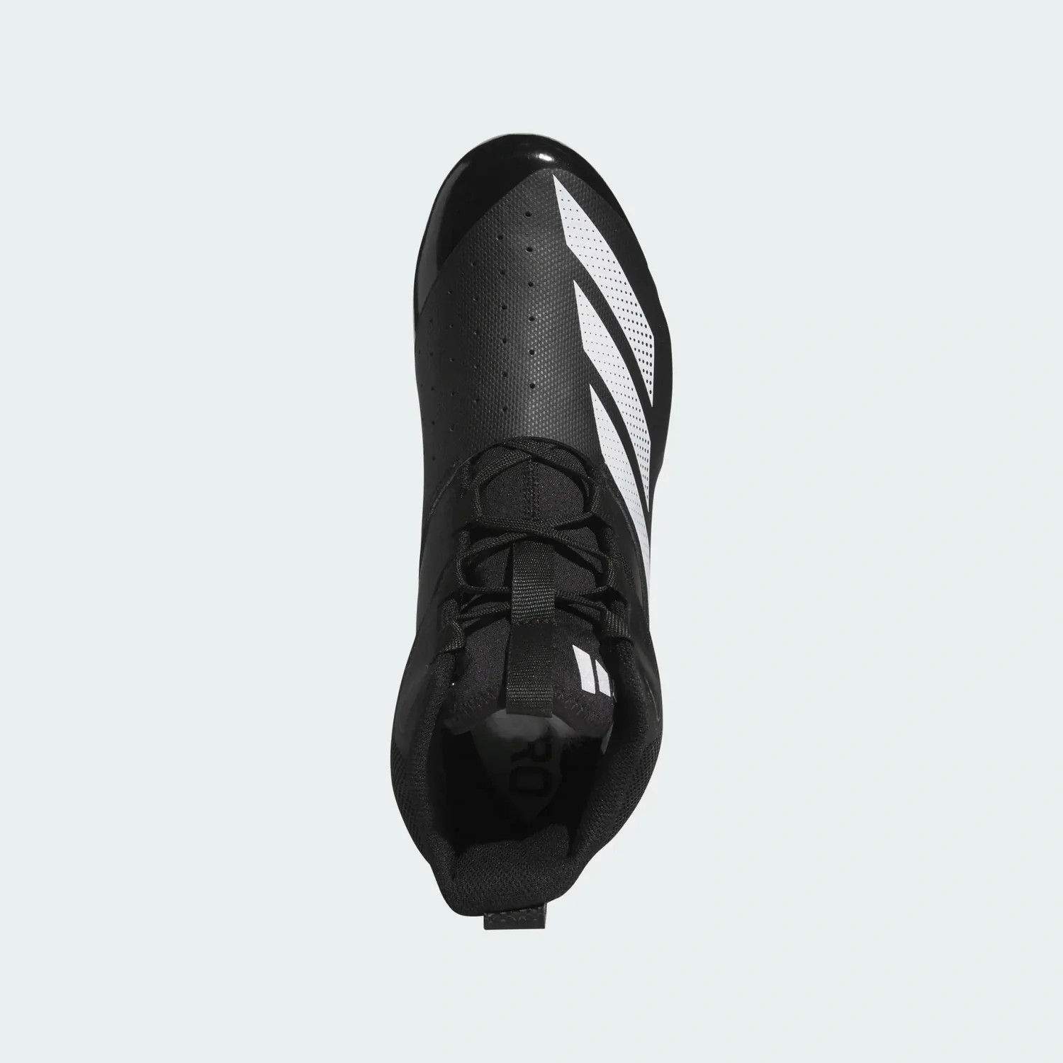 adidas Men's Adizero Chaos Linemen Football Cleats - Core Black/Cloud White/Core Black / 12