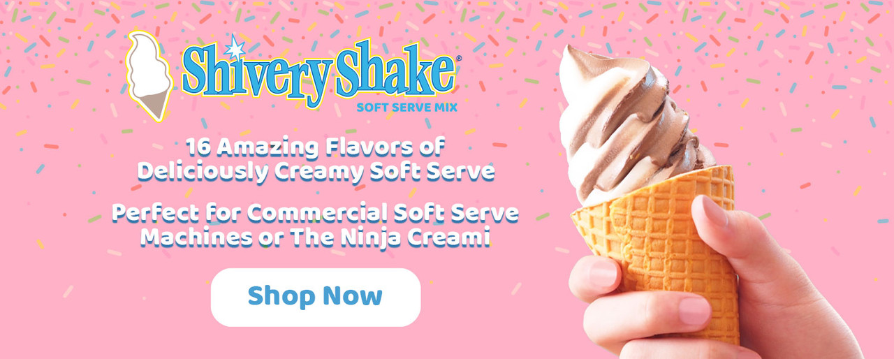 Shivery Shake Soft Serve Mix - 16 Amazing Flavors of Deliciously Creamy Soft Serve Perfect For Commercial Soft Serve Machines and the Ninja Creami