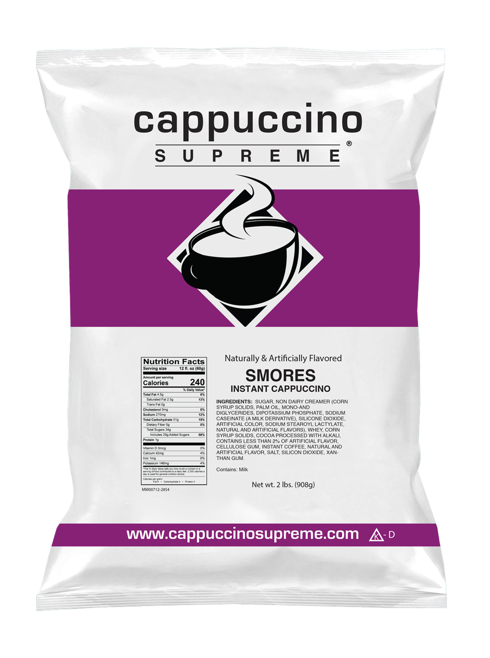 Cappuccino Supreme® Smores Instant Cappuccino Mix