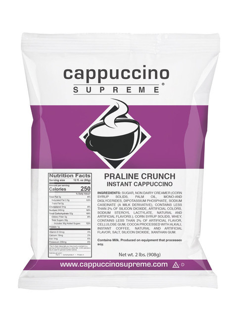 Praline Crunch Cappuccino Supreme 2 lb. bag