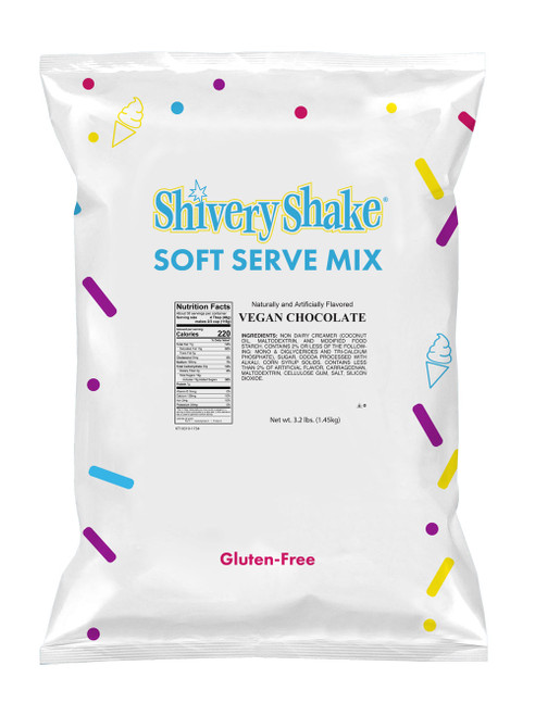 Vegan Vanilla Soft Serve Mix 3.2 Lb. Bag - Cappuccino Supreme