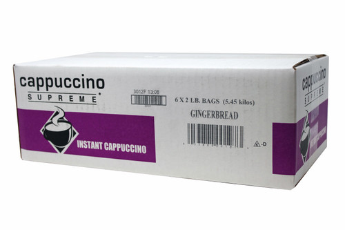 Peppermint Mocha Instant Cappuccino Mix 6x2 Lb Case