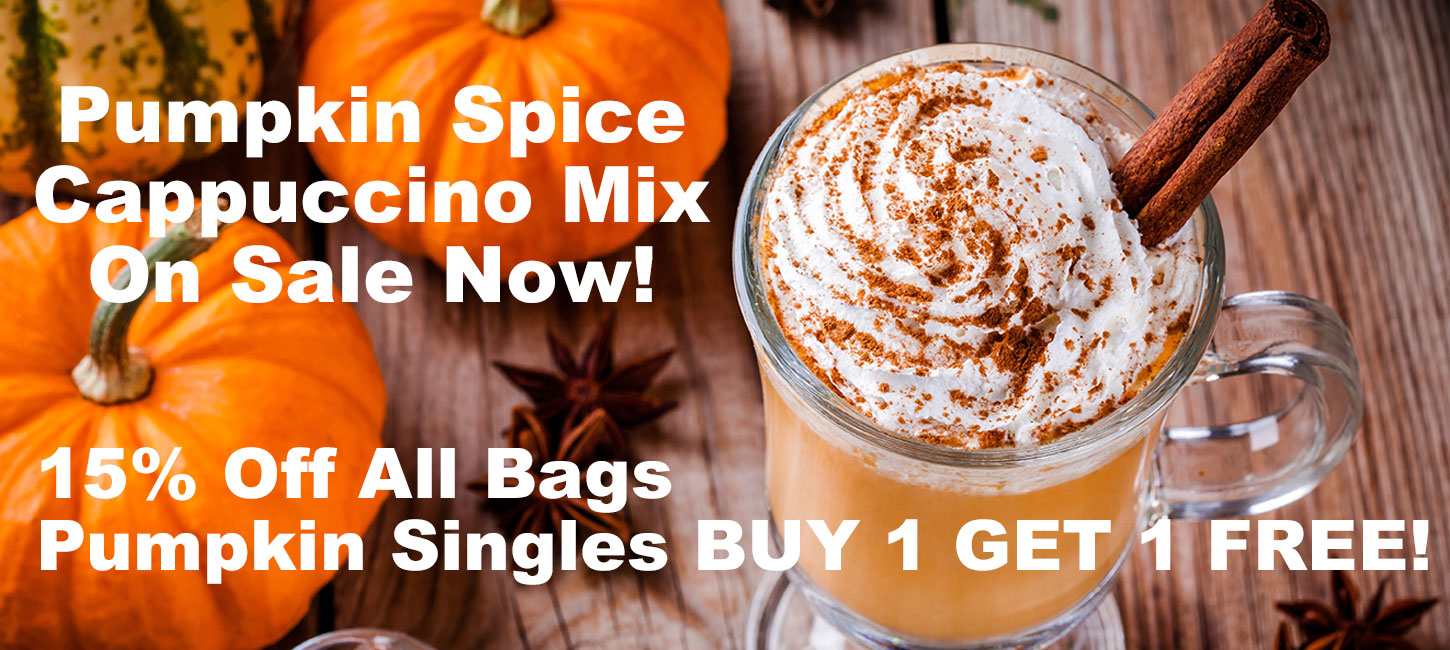 Cappuccino Supreme Pumpkin Spice On Sale Now!