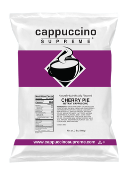 Cherry Pie Instant Cappuccino Mix 2 Lb. Bag - Cappuccino Supreme