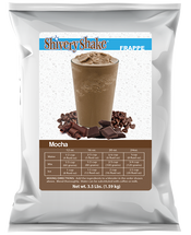 Delicious, refreshing Shivery Shake mocha frappe mix in a 3.5 lb. bag