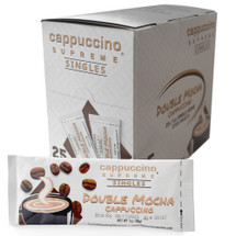 Rich double mocha cappuccino mix in convenient, single serve sticks.