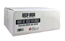 Deep Rich 48 x 1 oz iced tea bags. Each bag makes 1 gallon of tea.