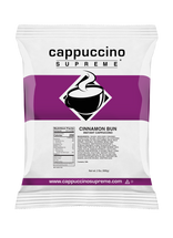 Cappuccino Supreme Cinnamon Bun Instant cappuccino Mix 2 Lb Bag.