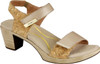 Champagne/Cork/Gold Threads Leather