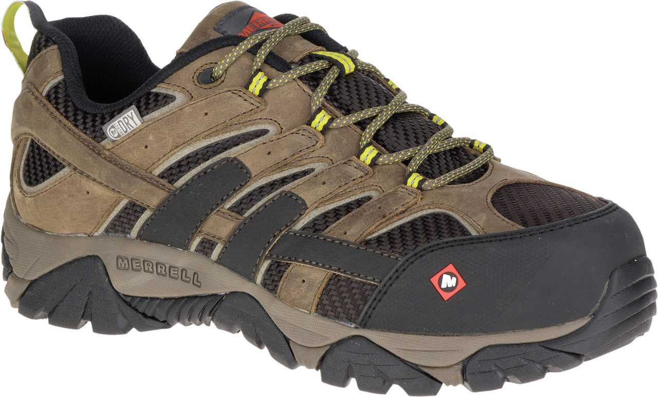 靴 MERRELL MOAB 2 VENT (Color: Boulder) Merrell Men's Moab 2 Vent Waterproof Comp Toe - FREE Shipping