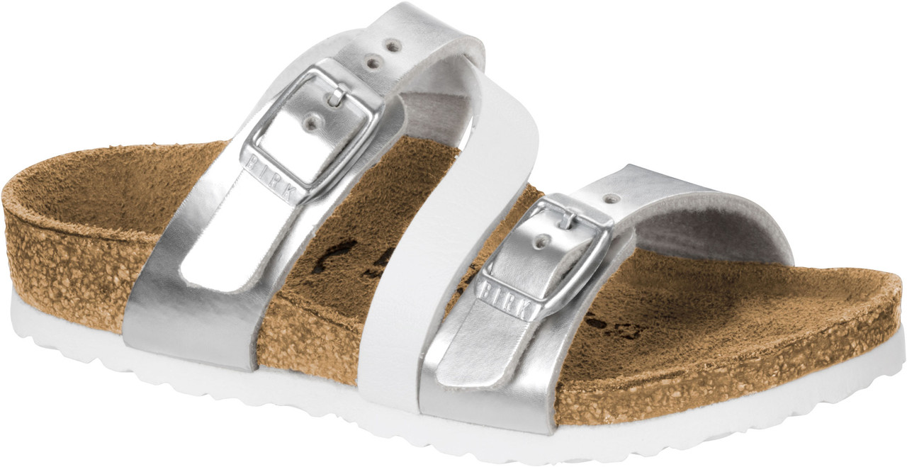 Birkenstock Salina Silver Metallic Strappy Cork Footbed Sandals Mens 42 L11 M9‎ Birkenstock Salina magic galaxy black Birko-Flor main image 3