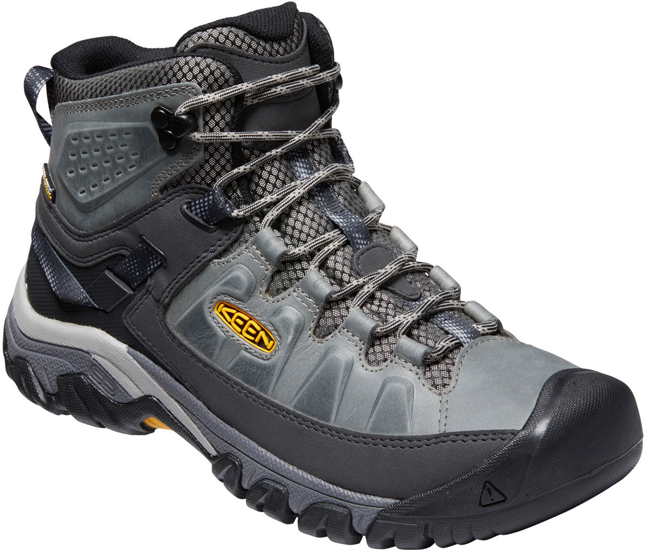 KEEN Targhee III Waterproof Hiking Shoes Gray Mens 10.5 Excellent Cut in half: KEEN Targhee III Waterproof Mid Review | RunRepeat main image 3
