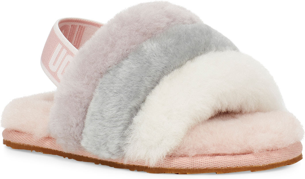 Slide Slippers Ugg Fluff Yeah Quartz UGG Toddlers Fluff Yeah Slide
