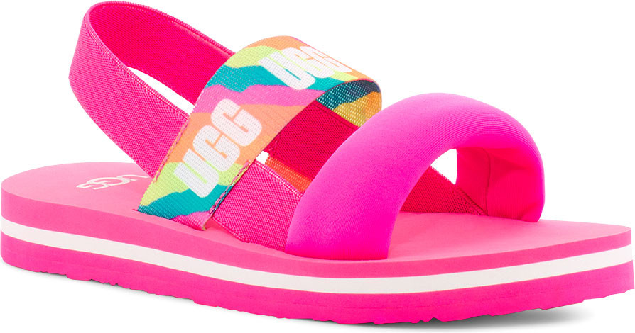 Ugg Zuma Sling Zuma Logo Slide Sandal UGG Kids Zuma Sling FREE