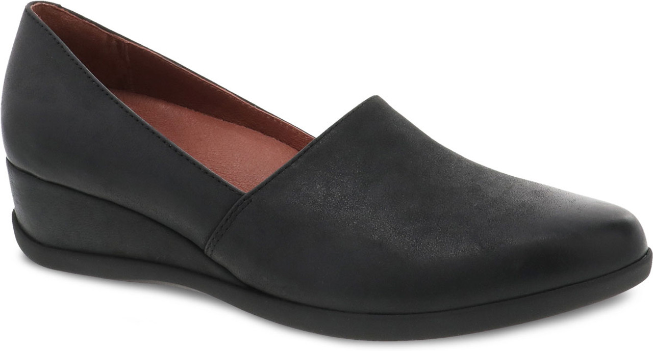 【美品】dansko ブラック　サイズ35（22.5〜23cm） dansko】ダンスコ イングリッド クロッグ サンダル BLACK OILED