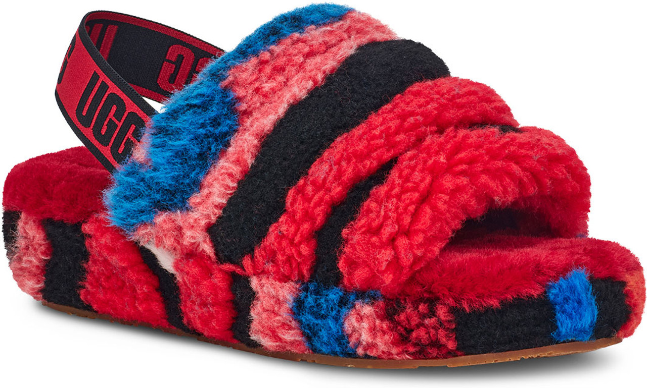 UGG Women's Fluff Yeah Slide Cali Collage