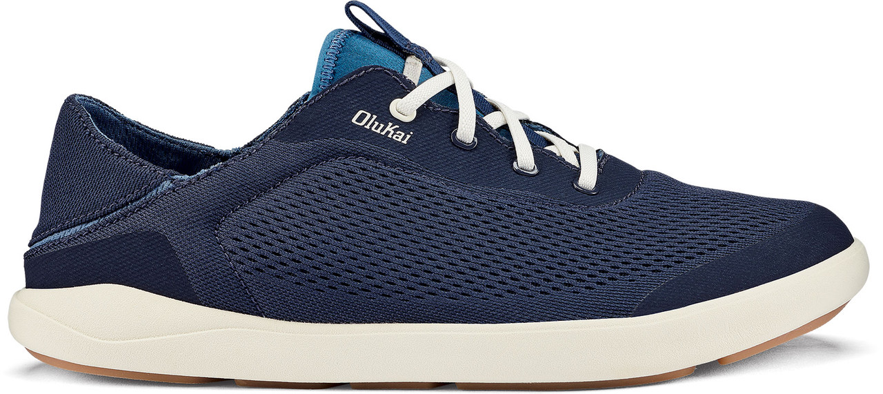 Olukai Moku Pae Shoes Men’s Size 12 Navy Blue Lace Up Beach Casual Golf Summer OluKai men main image 2