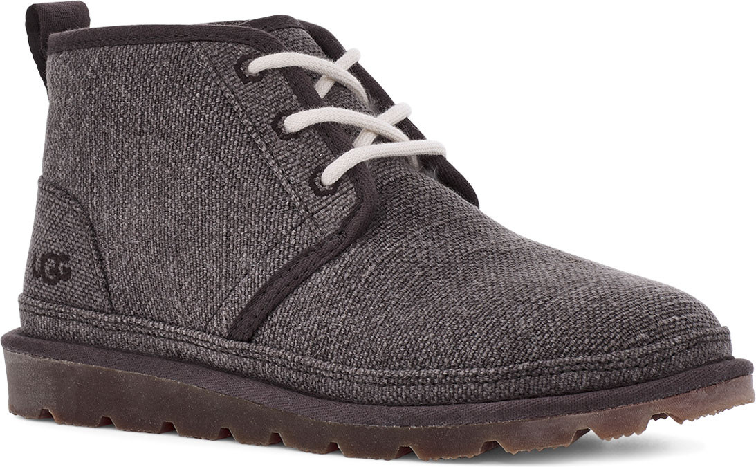 Women's Ugg Boots Neumel Grey Men's Neumel Shaggy Suede Dark