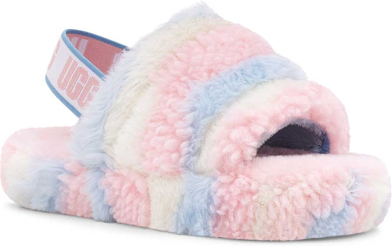 Ugg fluff hot sale yeah pride slippers