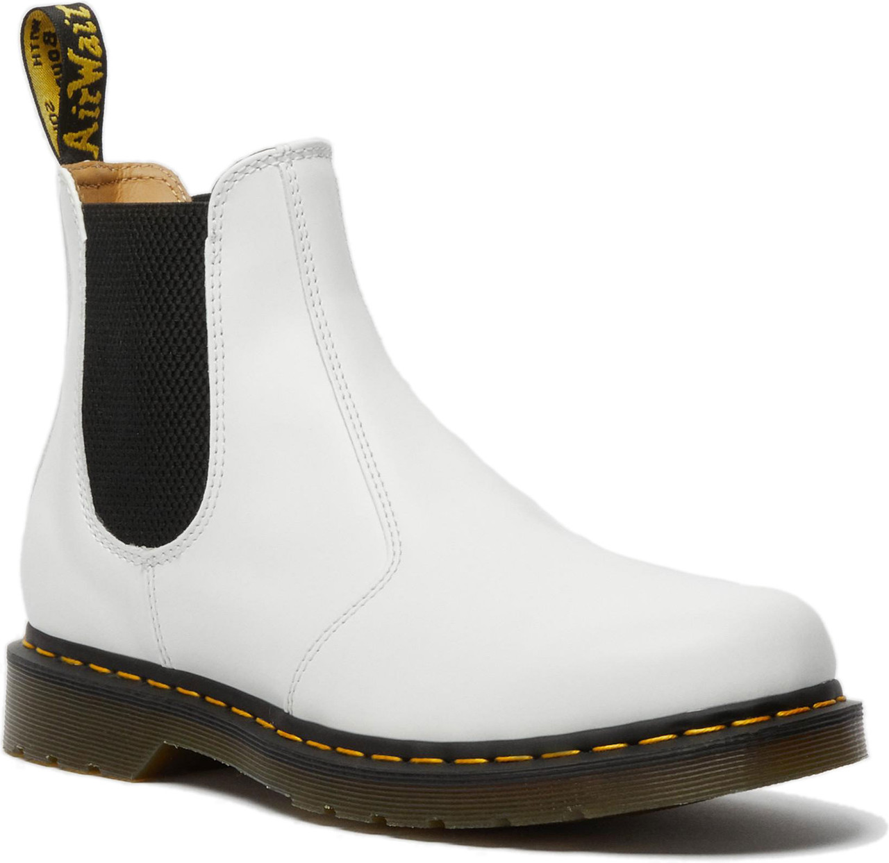 White doc deals marten chelsea boots