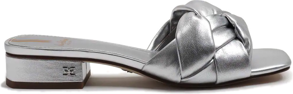 Sam Edelman Flat Slide Sandaal voor Dames - Gala, Cyprus Tan Multi Leer, 41 EU
