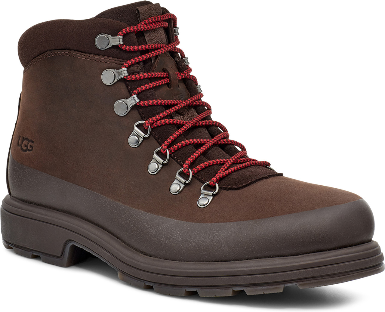 UGG UGG Biltmore Mid Boot Plain Toe Men\'s Dark Brown Leather Lace-Up Ankle Boots UGG-Biltmore-Chelsea-Leather-  main image 2