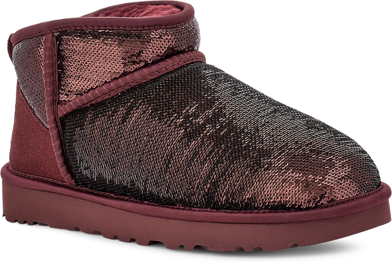 Womens burgundy shop ugg boots