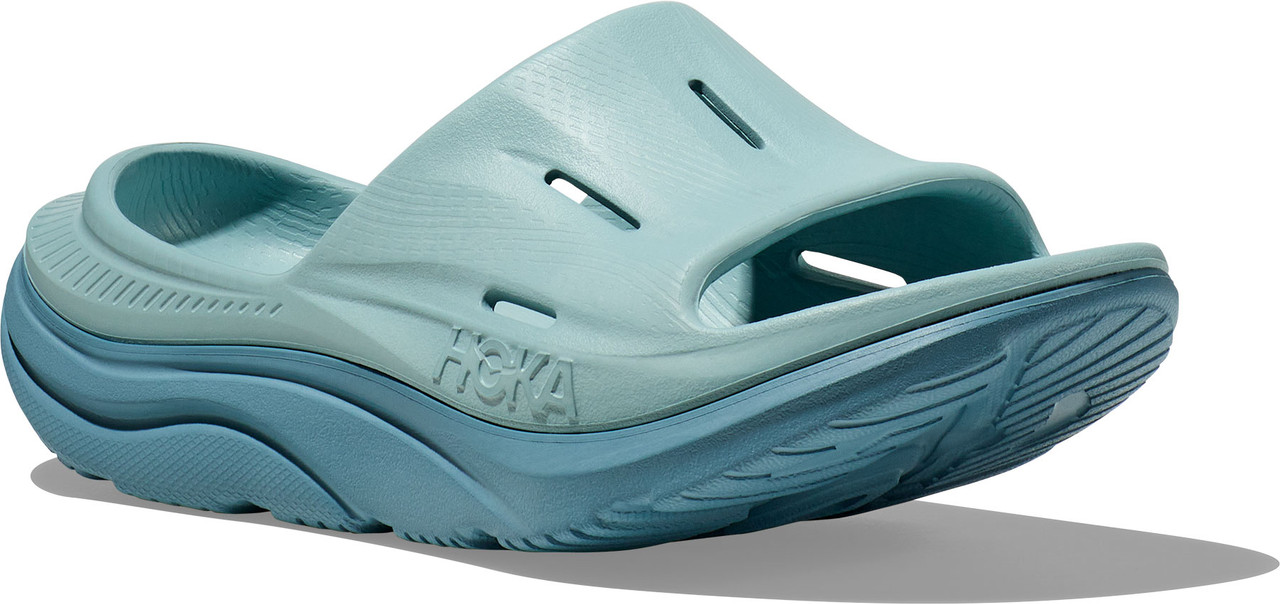 Hoka One One Ora Recovery Slide 3 Men Sz 10 Cyclamen Coastal Blue Slip On Sandal HOKA Ora Recovery Slide 3 Sandals Men main image 3