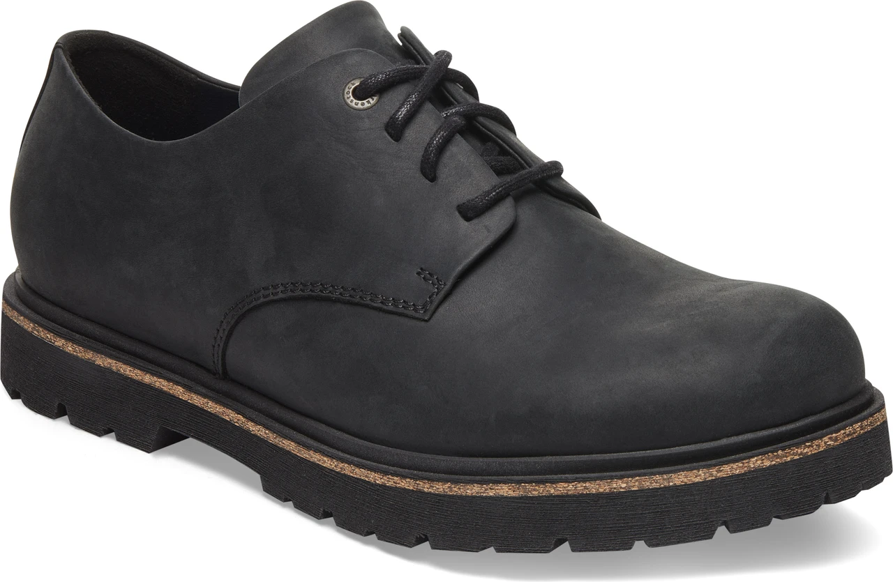 Birkenstock Lace-Up Shoes | Black | EU 41 Regular Footbed | Germany Birkenstock Unisex Maine Black Suede Lace Up Clog Shoe Size  main image 4