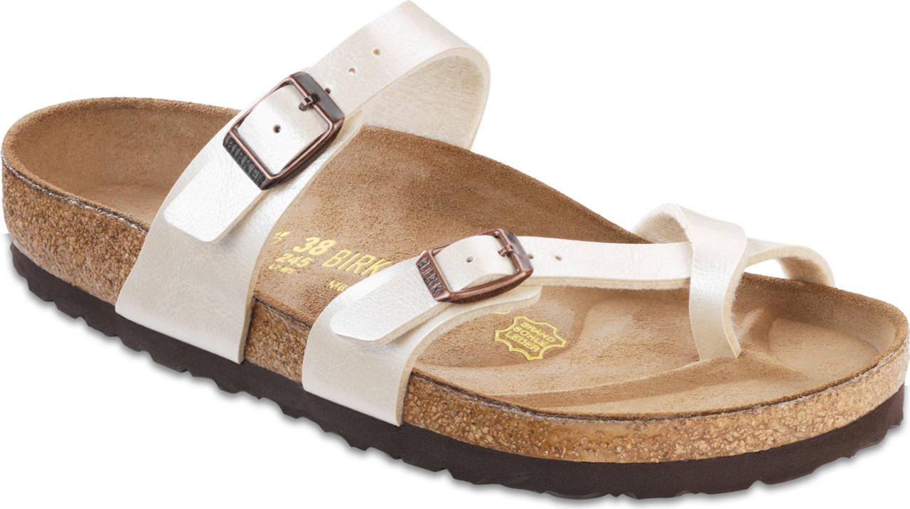 BIRKENSTOCK MAYARI SANDALS WOMEN ICY METALLIC ROSE BIRKO FLOR 1016008 –  FRIOCONNECT LLC