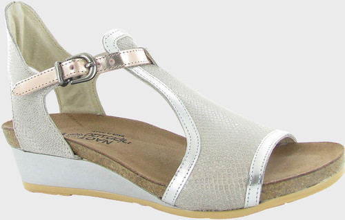 Beige Lizard Leather/Silver Luster Leather/Rose Gold Leather