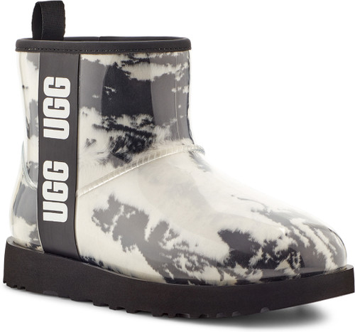 UGG Women's Classic Clear Mini Pixelate - FREE Shipping