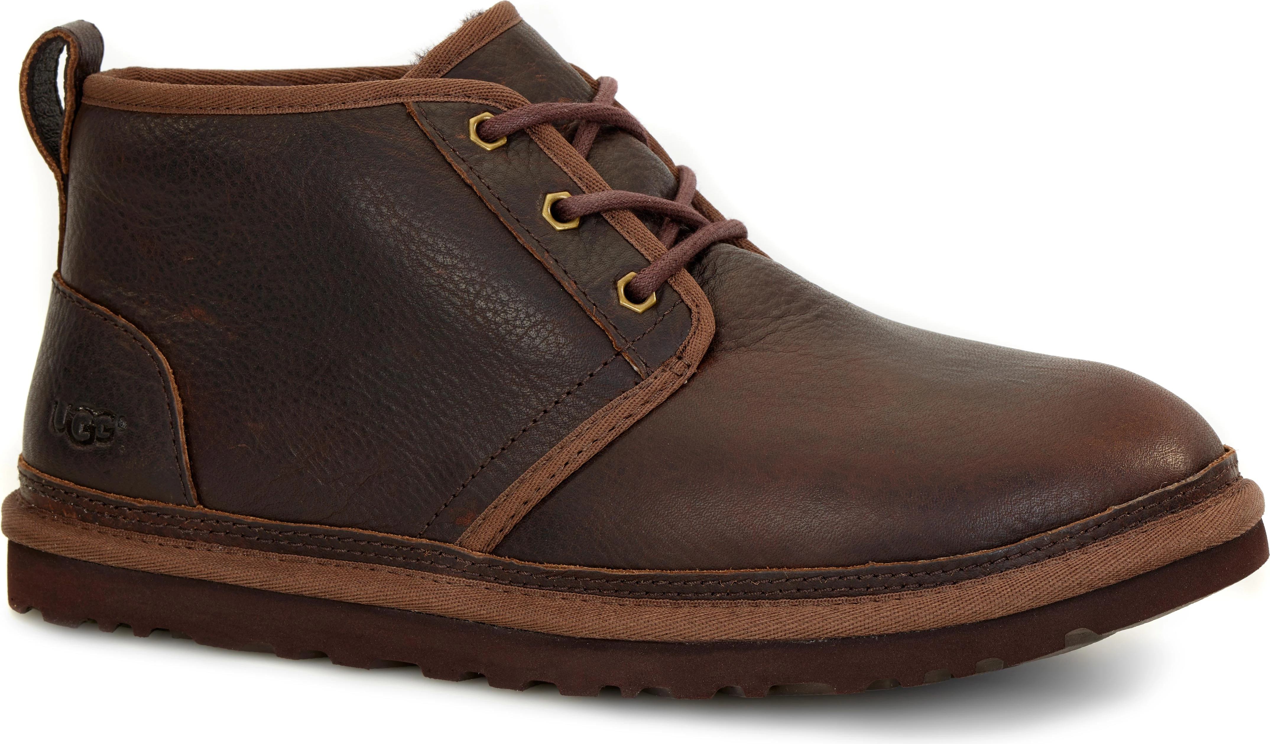 UGG Neumel Dark Brown Leather Chukka Boots Mens 12 Lace Up Desert Boots 1105529 UGG® Neumel for Men | Lace-Up Casual Shoes at UGG.com main image 2