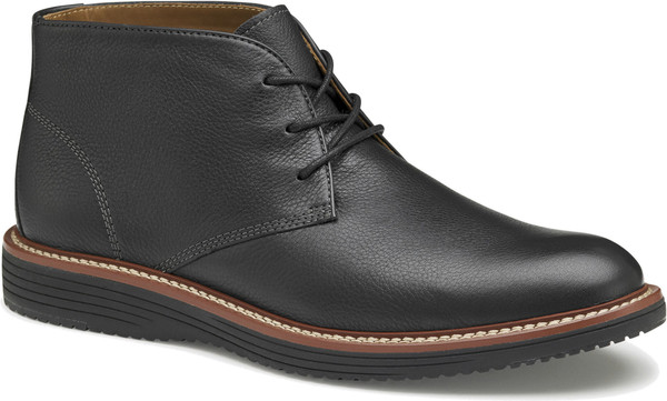 Johnston & Murphy Chukka Boots Men 12M Black 25-2021 Leather Memory Foam Johnston & Murphy Men main image 2