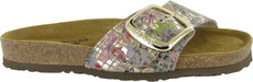 Golden Floral Leather