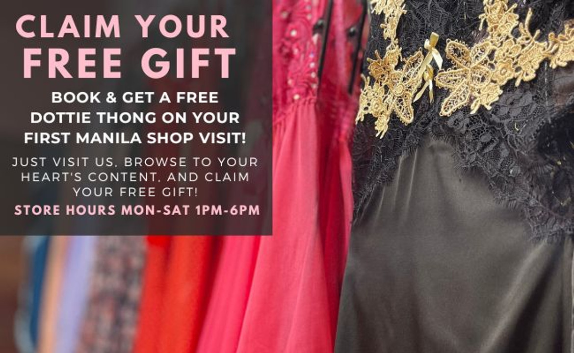Claim your Free Gift on your First Manila Shop Visit When you Book an Appointment!
