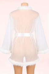 Betty White Faux Mink Retro Short Robe