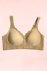 Audrey Plus Size Seamless Bra mocha
