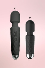 Black Moxie Diva Max Wand Vibrator Sex Toy