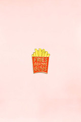Fries Before Guys French Fries Enamel Pin Lapel Brooch