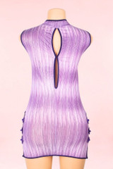 Lina Purple Oriental Lingerie Dress
