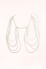 Pearl Body Chain Bra Waist Lingerie Jewelry Set