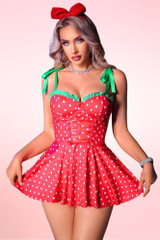 strawberry shortcake costume corset dress.
