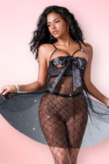 Estrella Open Cup Babydoll Lingerie.