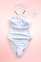 Cancun White One Piece Swimsuit