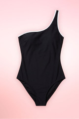 Oropesa Black White One Piece Swimsuit